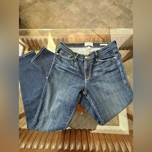 FRAME Le Skinny de Jeanne Jeans Size 30 Dark Wash Stretch Denim 28” Inseam EU